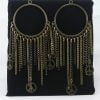 [TIMOTEA] Colgante Boho Retro Aros Pendiente Paz - Imagen 2