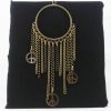 [TIMOTEA] Colgante Boho Retro Aros Pendiente Paz - Imagen 3